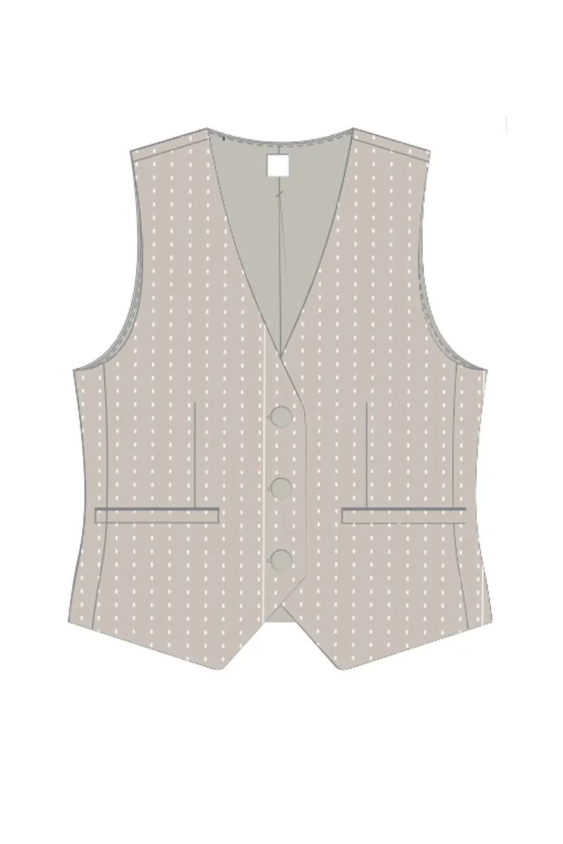 WOMEN'S JACKETS L-KA-4614 L.BEIGE - Imagen 2