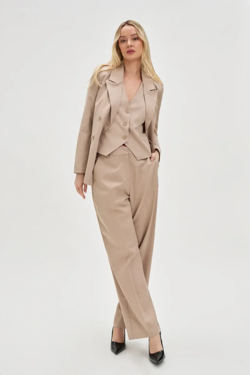 WOMEN'S JACKETS L-KA-4614 L.BEIGE - Imagen 3