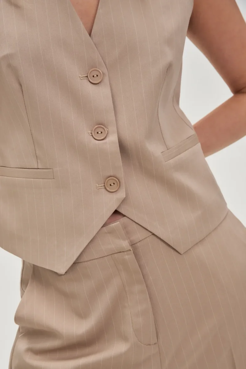 WOMEN'S JACKETS L-KA-4614 L.BEIGE - Imagen 5