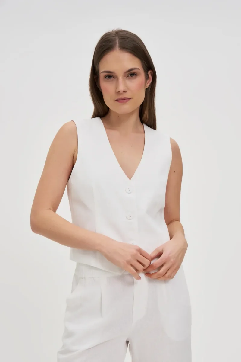 WOMEN'S JACKETS L-KA-4618 WHITE