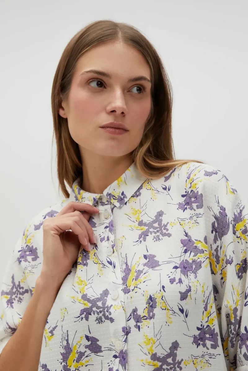 WOMEN'S SHIRT L-KO-4619 VIOLET - Imagen 2