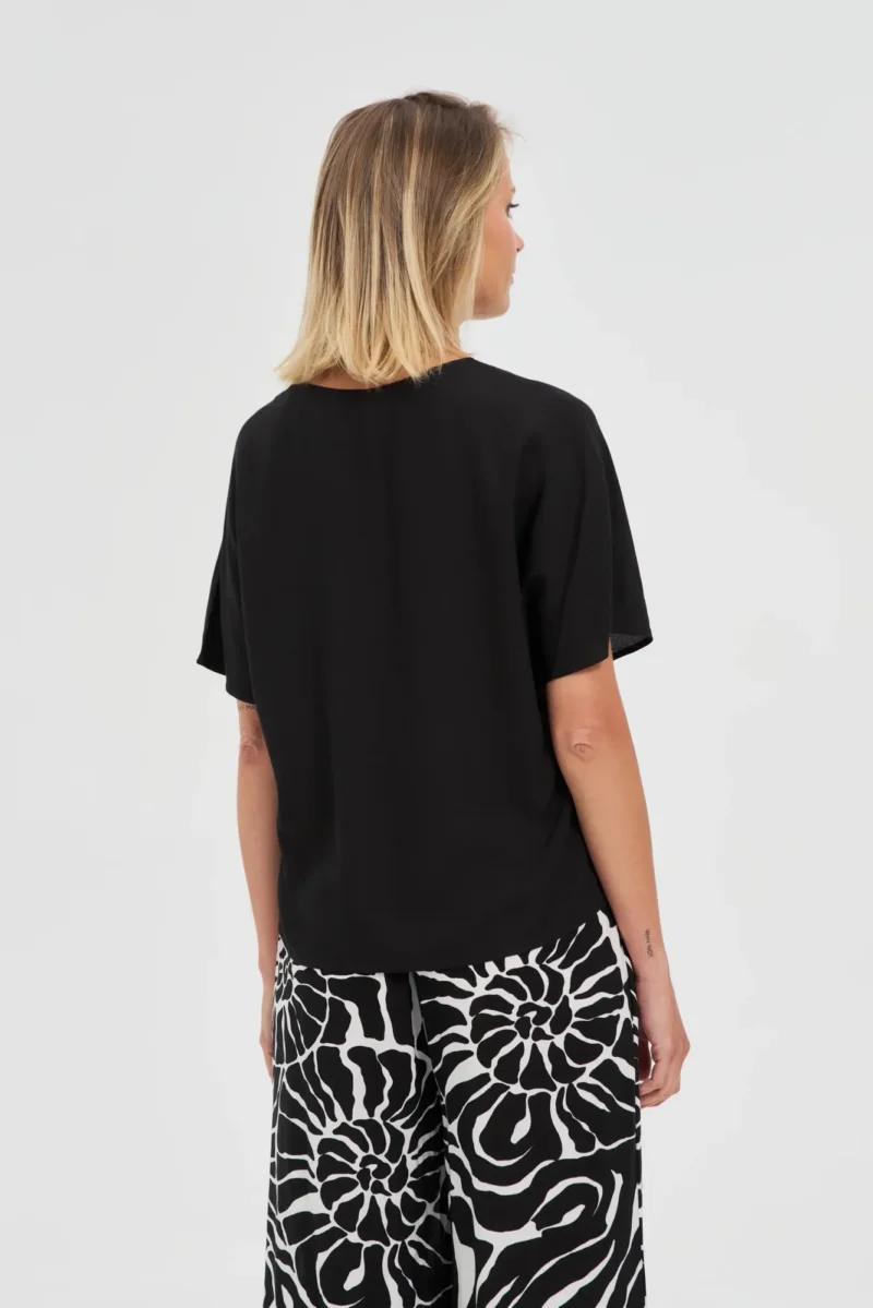 WOMEN'S SHIRT L-KO-4662 BLACK - Imagen 4