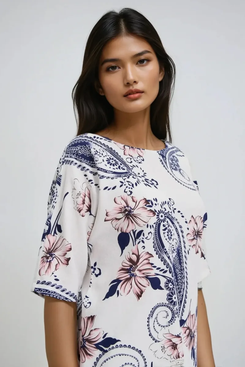 WOMEN'S SHIRT L-KO-4666 WHITE - Imagen 2