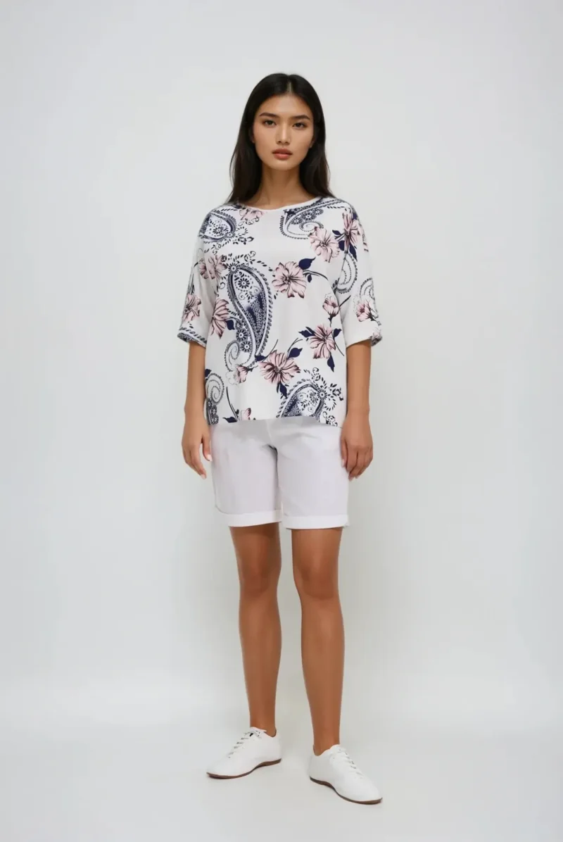 WOMEN'S SHIRT L-KO-4666 WHITE - Imagen 3