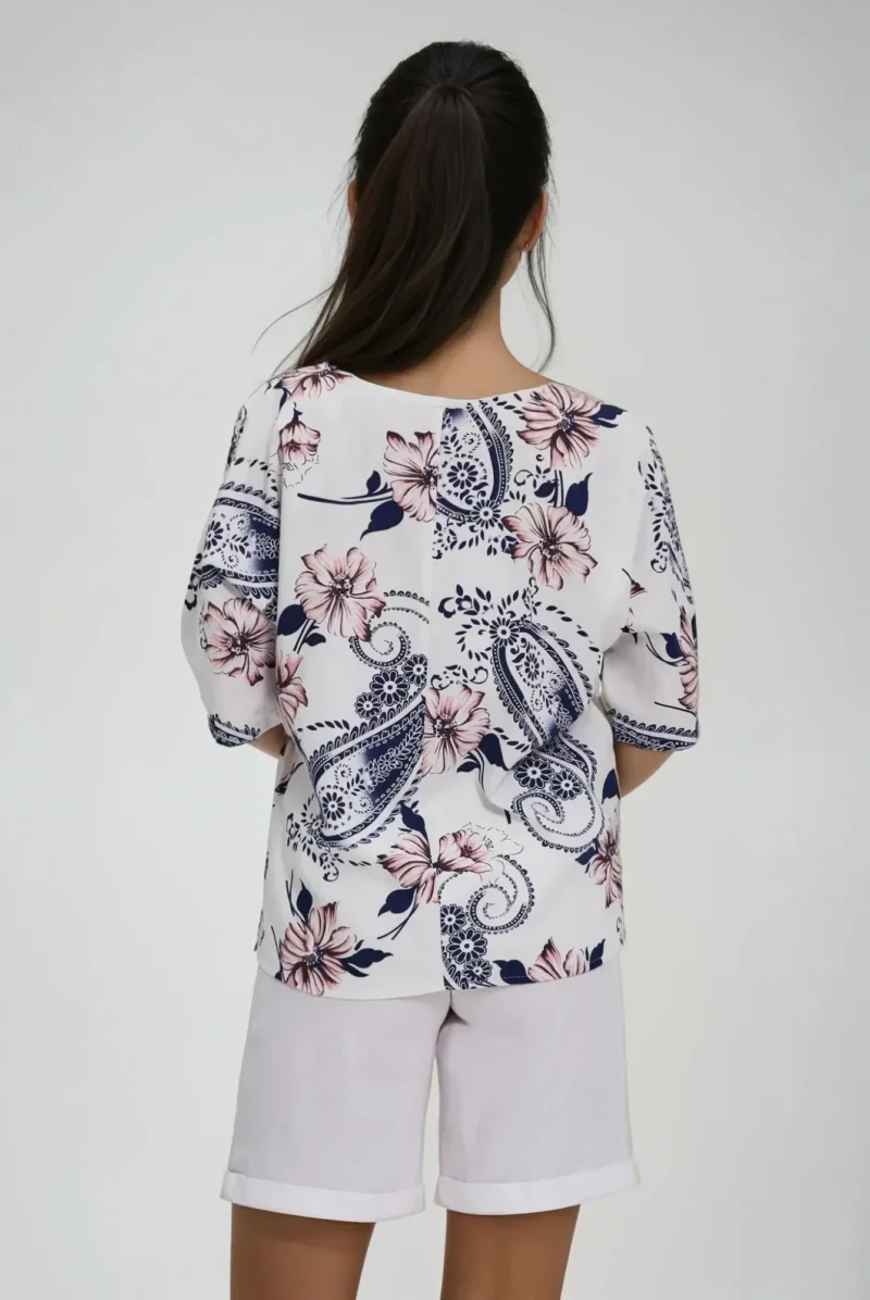 WOMEN'S SHIRT L-KO-4666 WHITE - Imagen 4