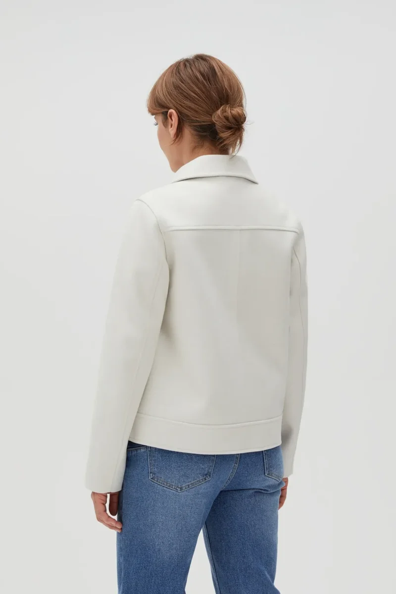 WOMEN'S JACKETS L-KU-4607 L.BEIGE MEL - Imagen 4