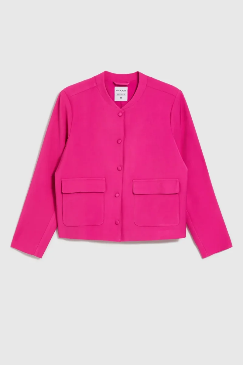 WOMEN'S JACKETS L-KU-4618 FUCHSIA - Imagen 2