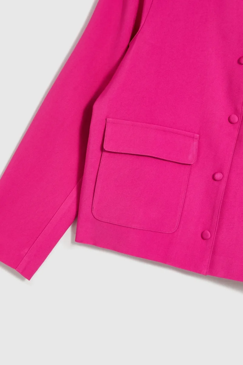 WOMEN'S JACKETS L-KU-4618 FUCHSIA - Imagen 3