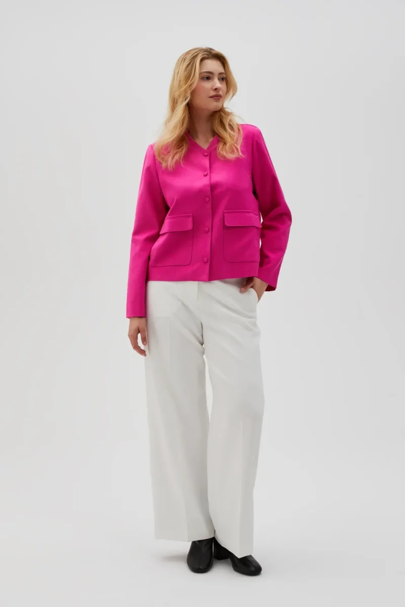 WOMEN'S JACKETS L-KU-4618 FUCHSIA - Imagen 7