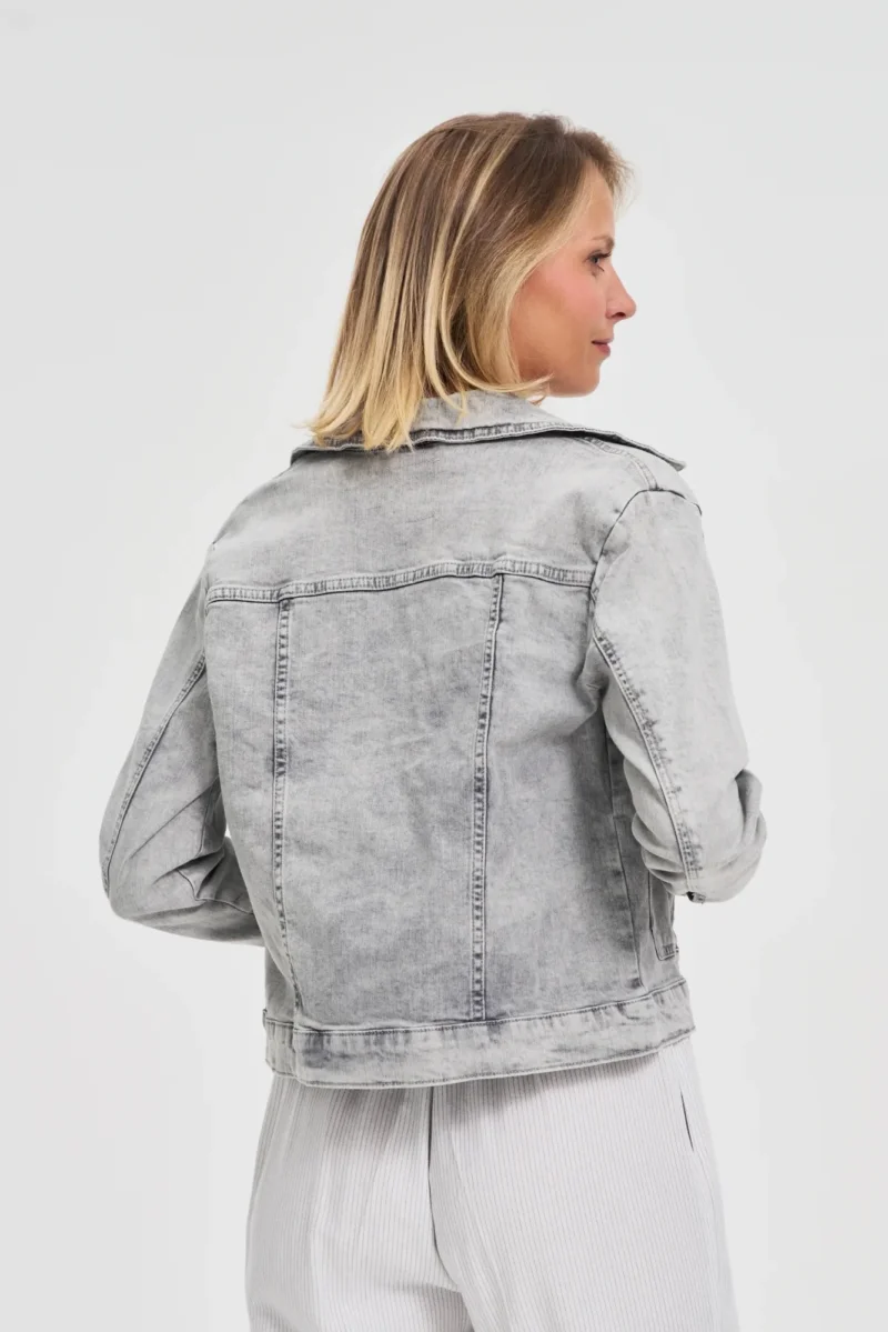 WOMEN'S JACKETS L-KU-4619 GREY - Imagen 3