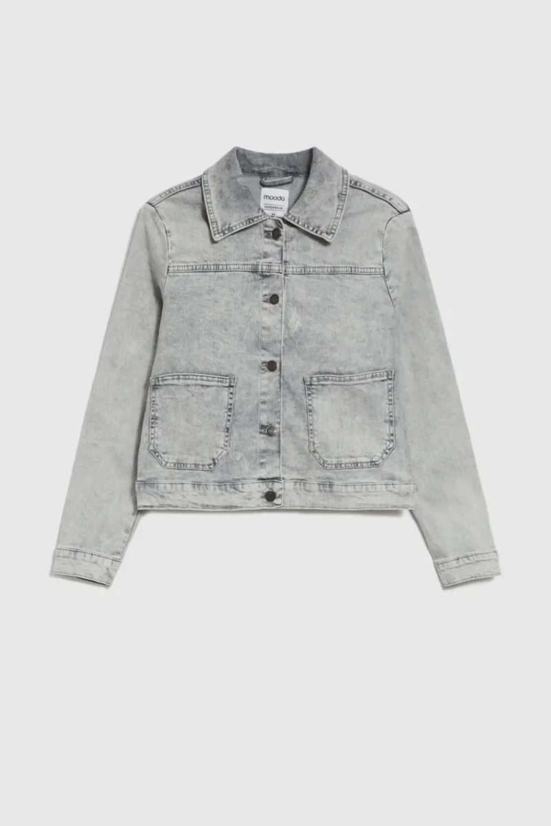 WOMEN'S JACKETS L-KU-4619 GREY - Imagen 6