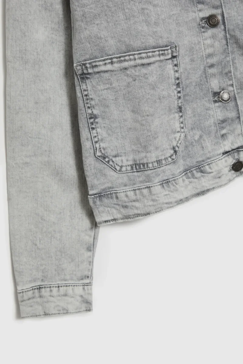 WOMEN'S JACKETS L-KU-4619 GREY - Imagen 7