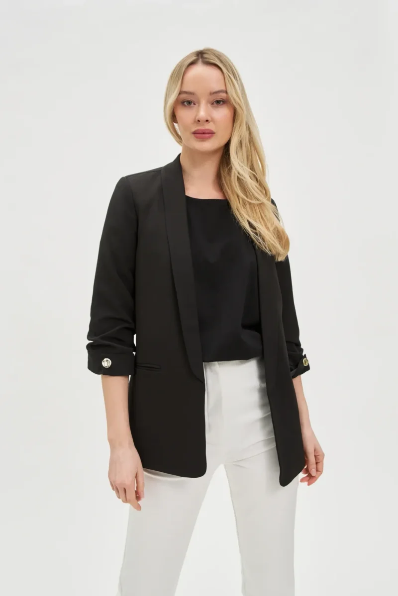 WOMEN'S JACKETS L-MR-4604 BLACK - Imagen 6