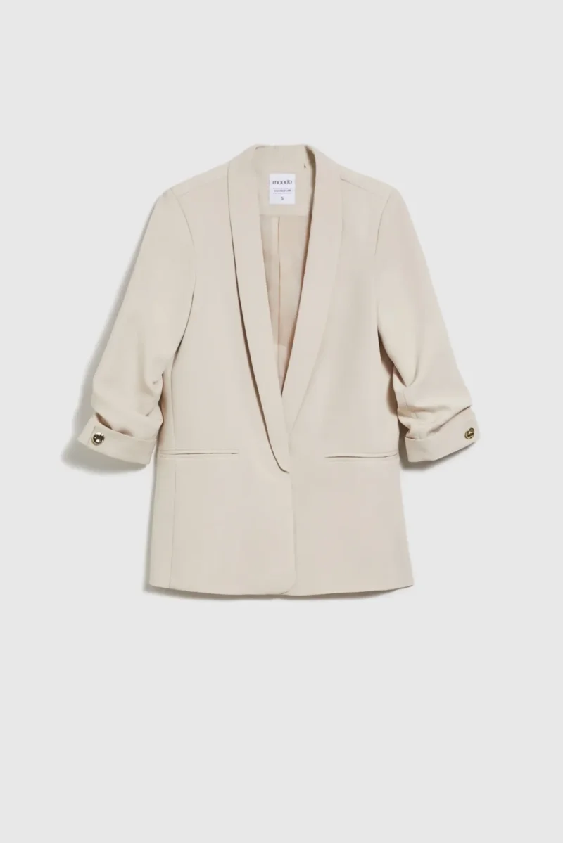 WOMEN'S JACKETS L-MR-4604 L.BEIGE - Imagen 7