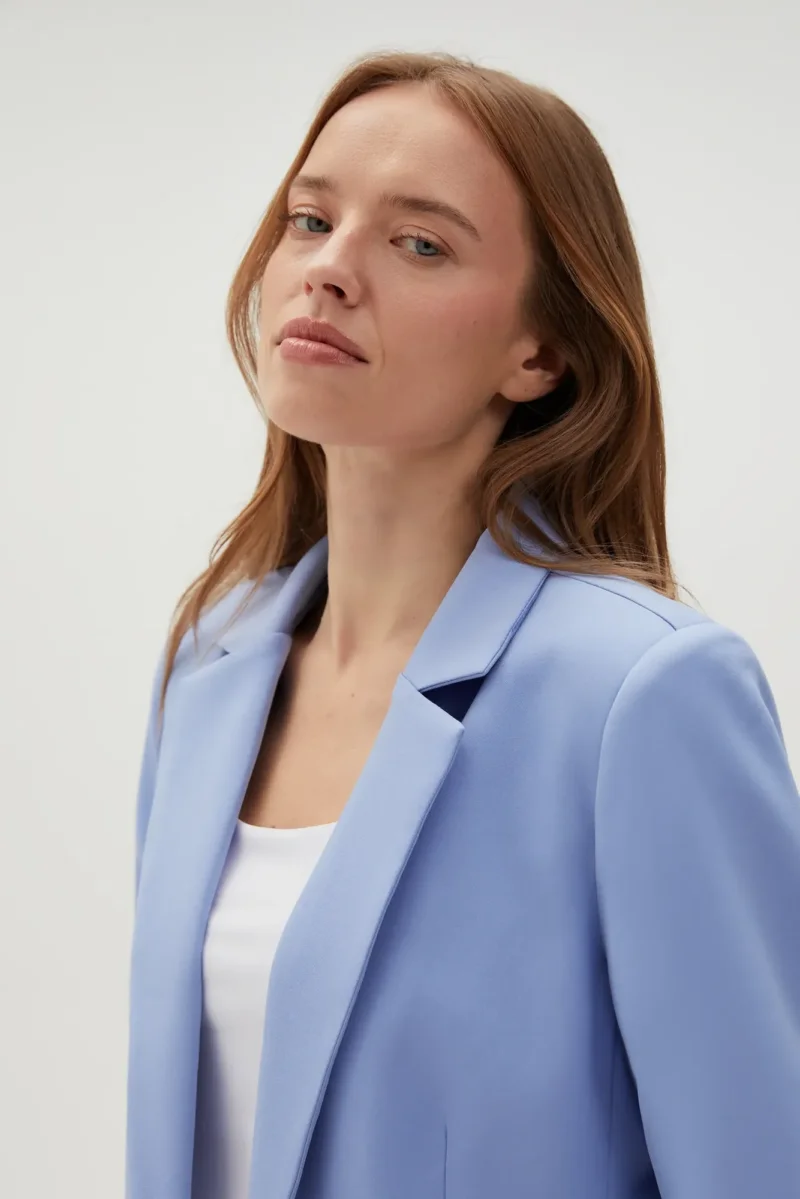 WOMEN'S JACKETS L-MR-4605 BLUE - Imagen 4
