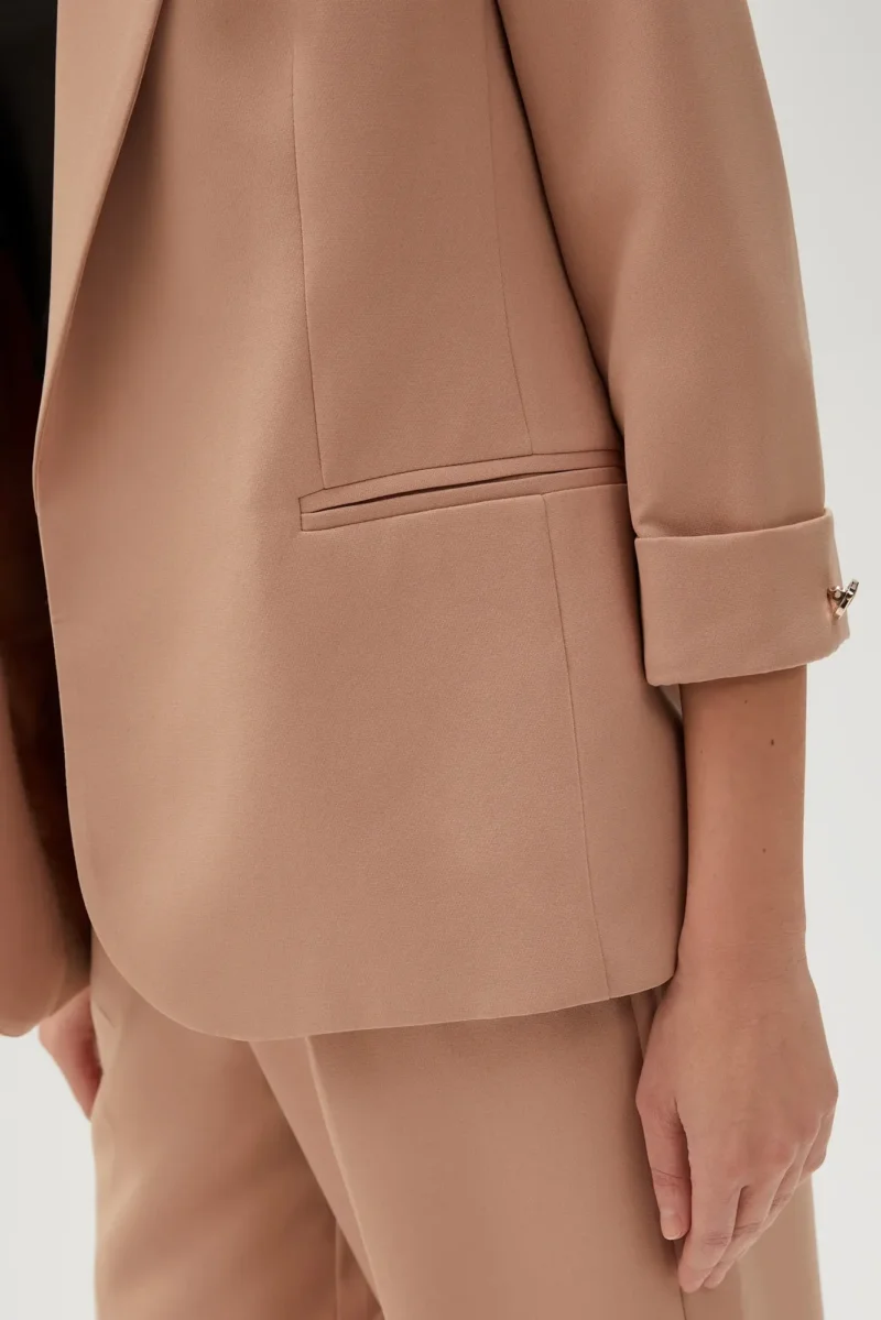 WOMEN'S JACKETS L-MR-4605 L.BROWN - Imagen 4