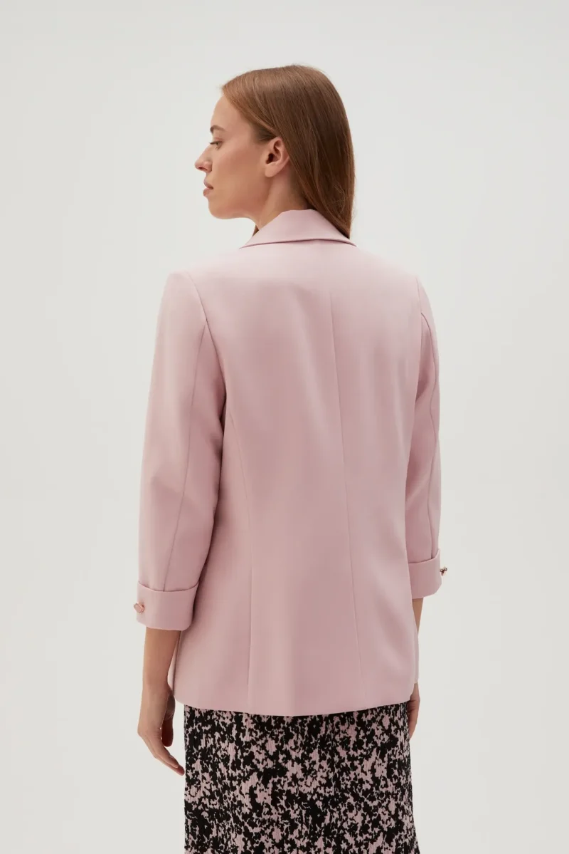 WOMEN'S JACKETS L-MR-4605 PINK - Imagen 4