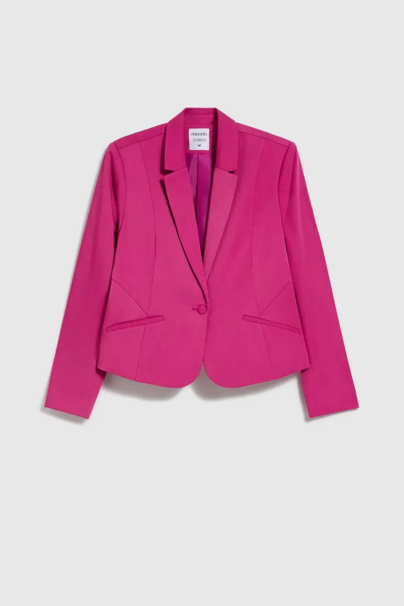 WOMEN'S JACKETS L-MR-4606 FUCHSIA - Imagen 7