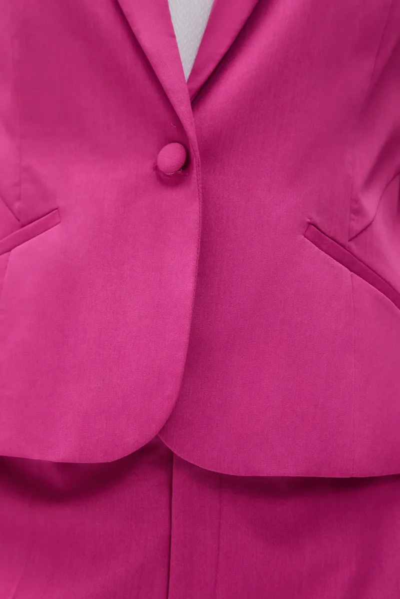 WOMEN'S JACKETS L-MR-4606 FUCHSIA - Imagen 4