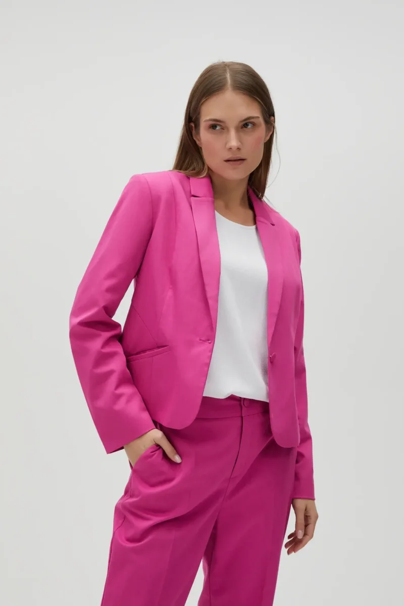 WOMEN'S JACKETS L-MR-4606 FUCHSIA - Imagen 6