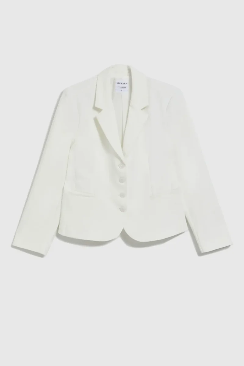 WOMEN'S JACKETS L-MR-4607 OFF WHITE - Imagen 2