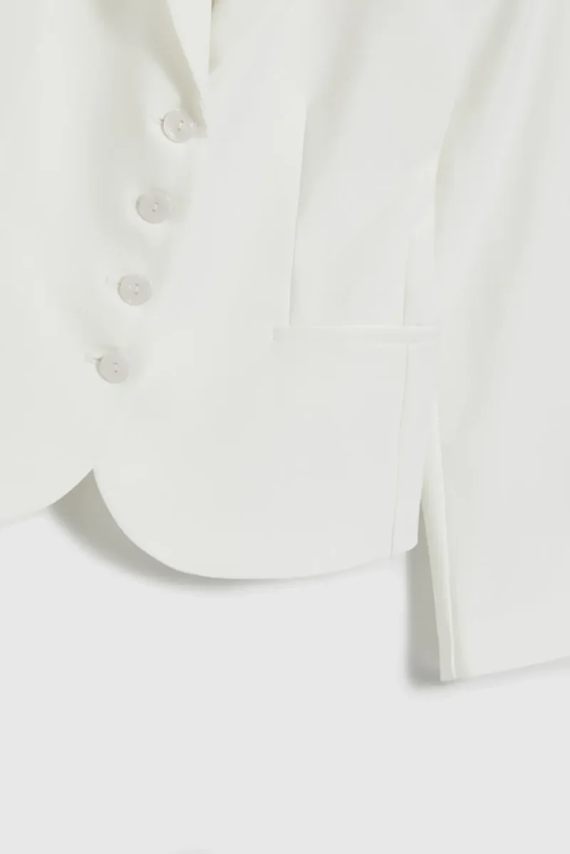 WOMEN'S JACKETS L-MR-4607 OFF WHITE - Imagen 3
