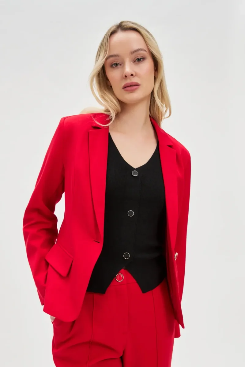 WOMEN'S JACKETS L-MR-4609 RED