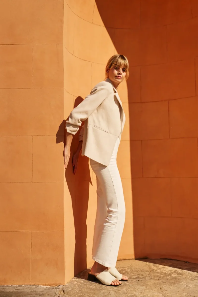 WOMEN'S JACKETS L-MR-4610 OFF WHITE - Imagen 10