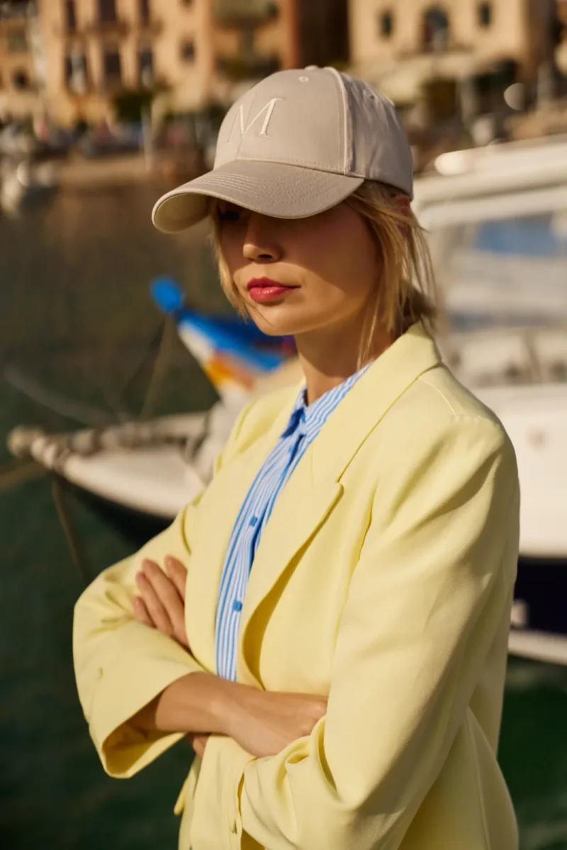 WOMEN'S JACKETS L-MR-4611 L.YELLOW - Imagen 2