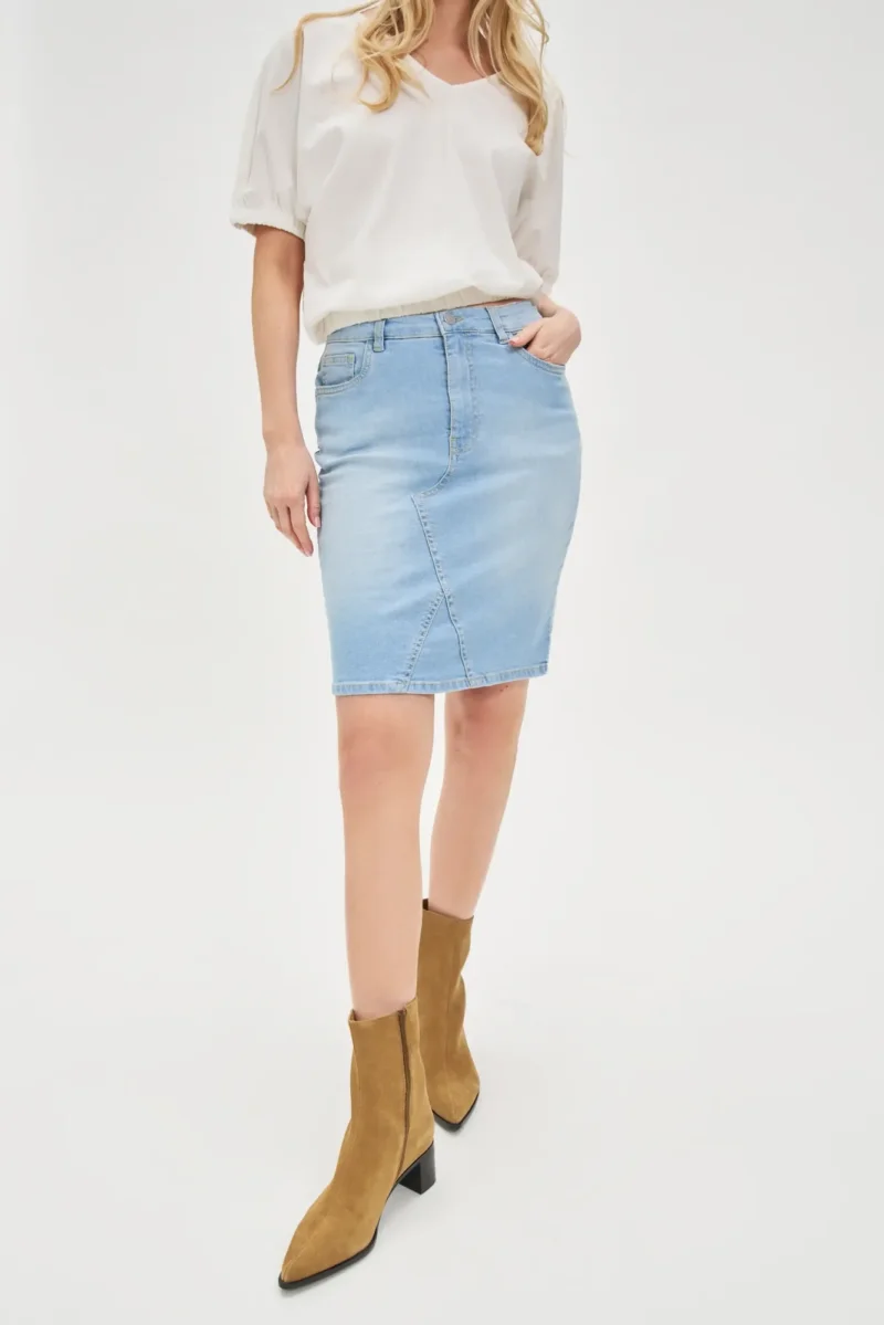 WOMEN'S SKIRT L-SC-4600 BLUE - Imagen 2