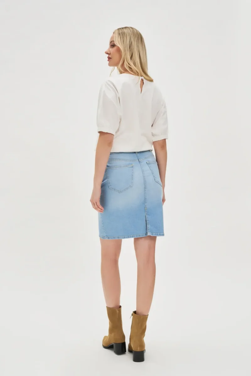 WOMEN'S SKIRT L-SC-4600 BLUE - Imagen 4