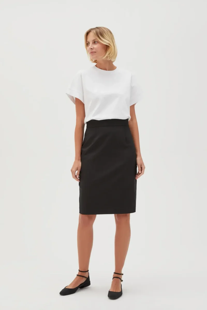 WOMEN'S SKIRT L-SC-4606 BLACK - Imagen 4