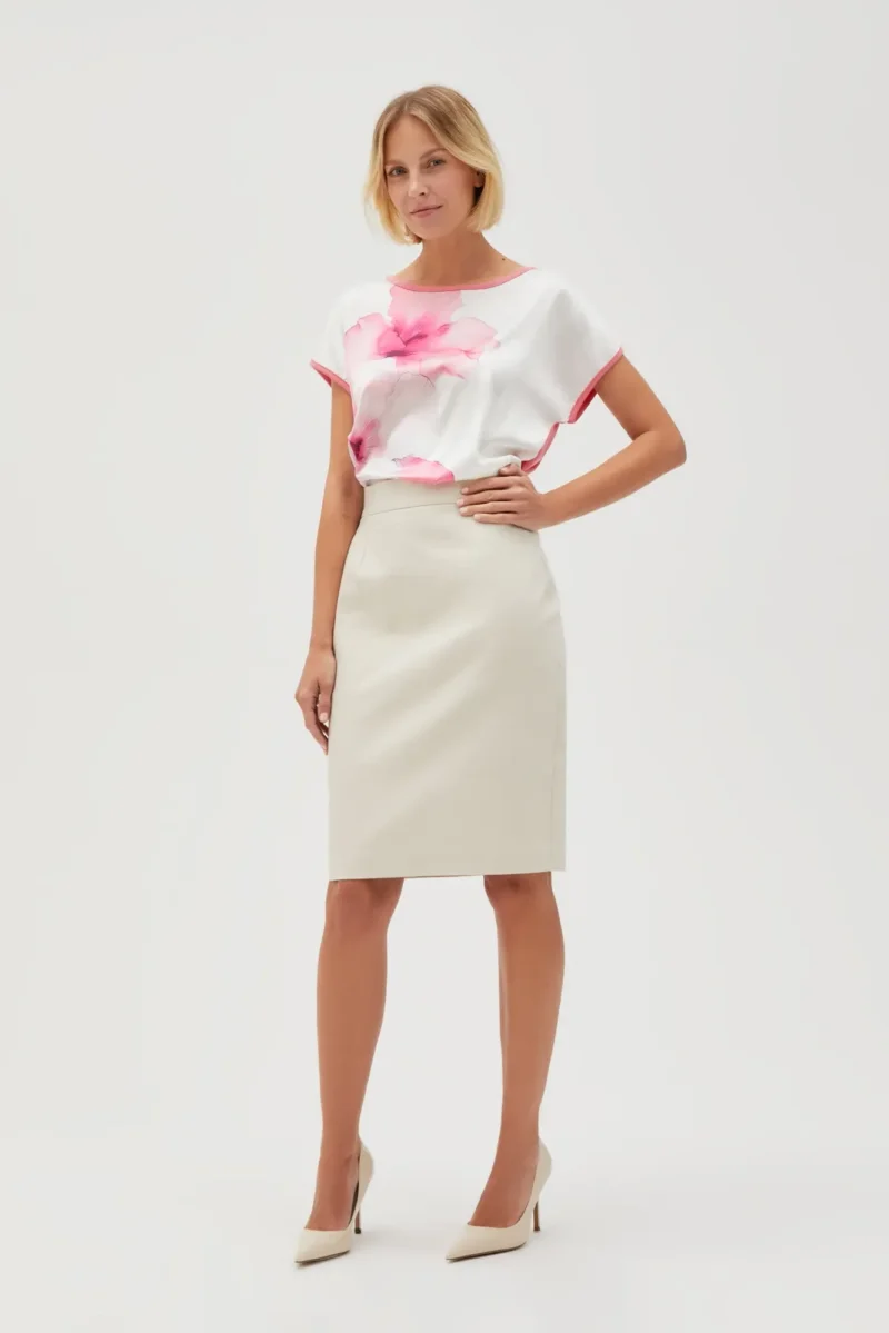 WOMEN'S SKIRT L-SC-4606 L.BEIGE - Imagen 6