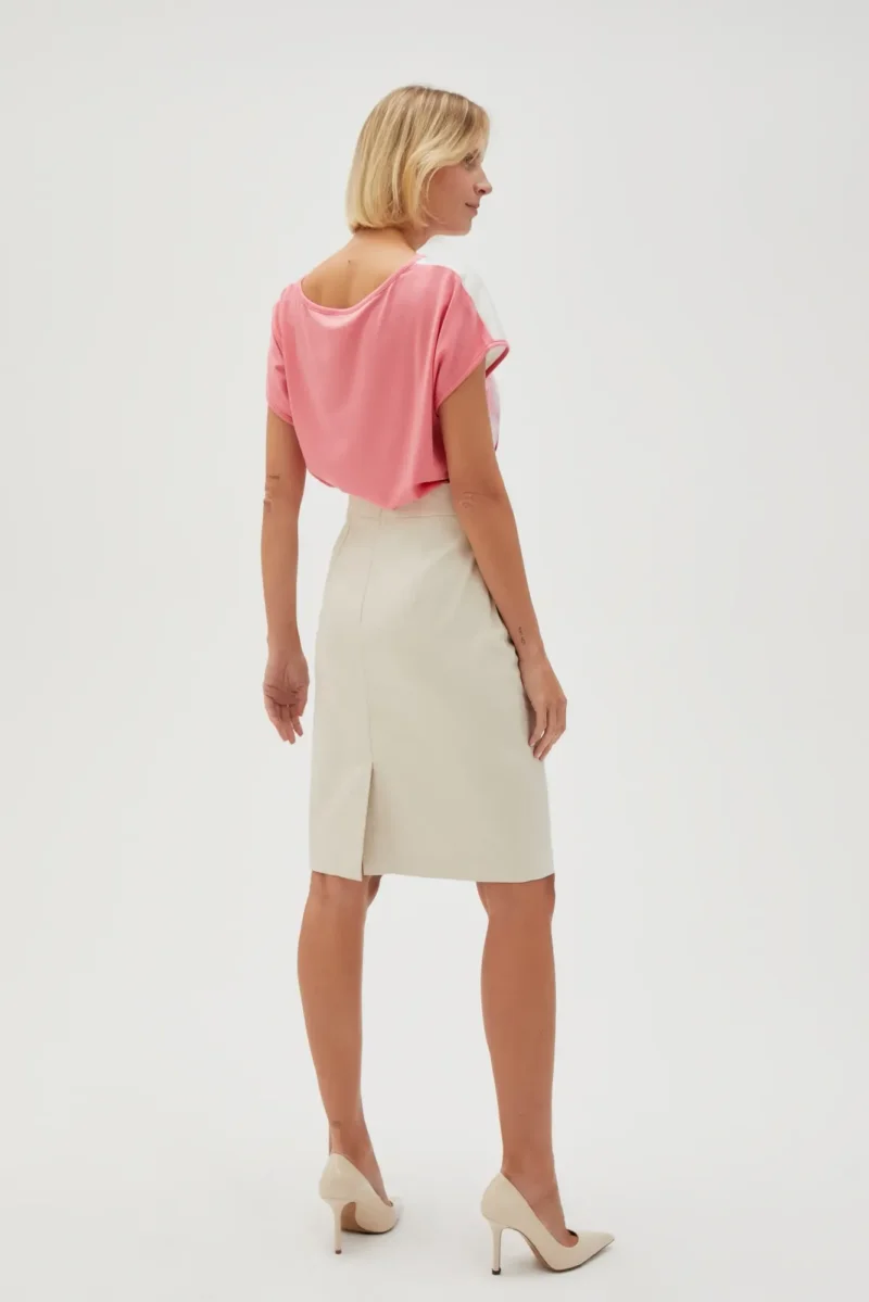 WOMEN'S SKIRT L-SC-4606 L.BEIGE - Imagen 7