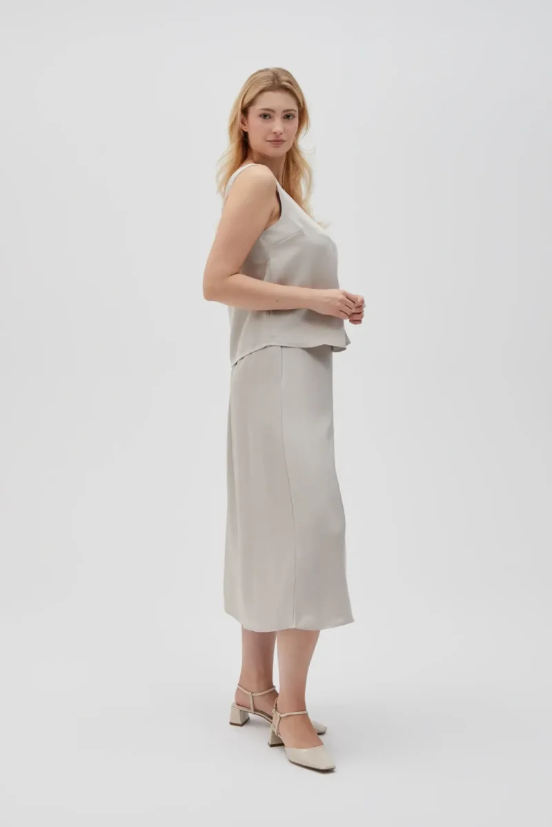 WOMEN'S SKIRT L-SC-4607 L.BEIGE - Imagen 5