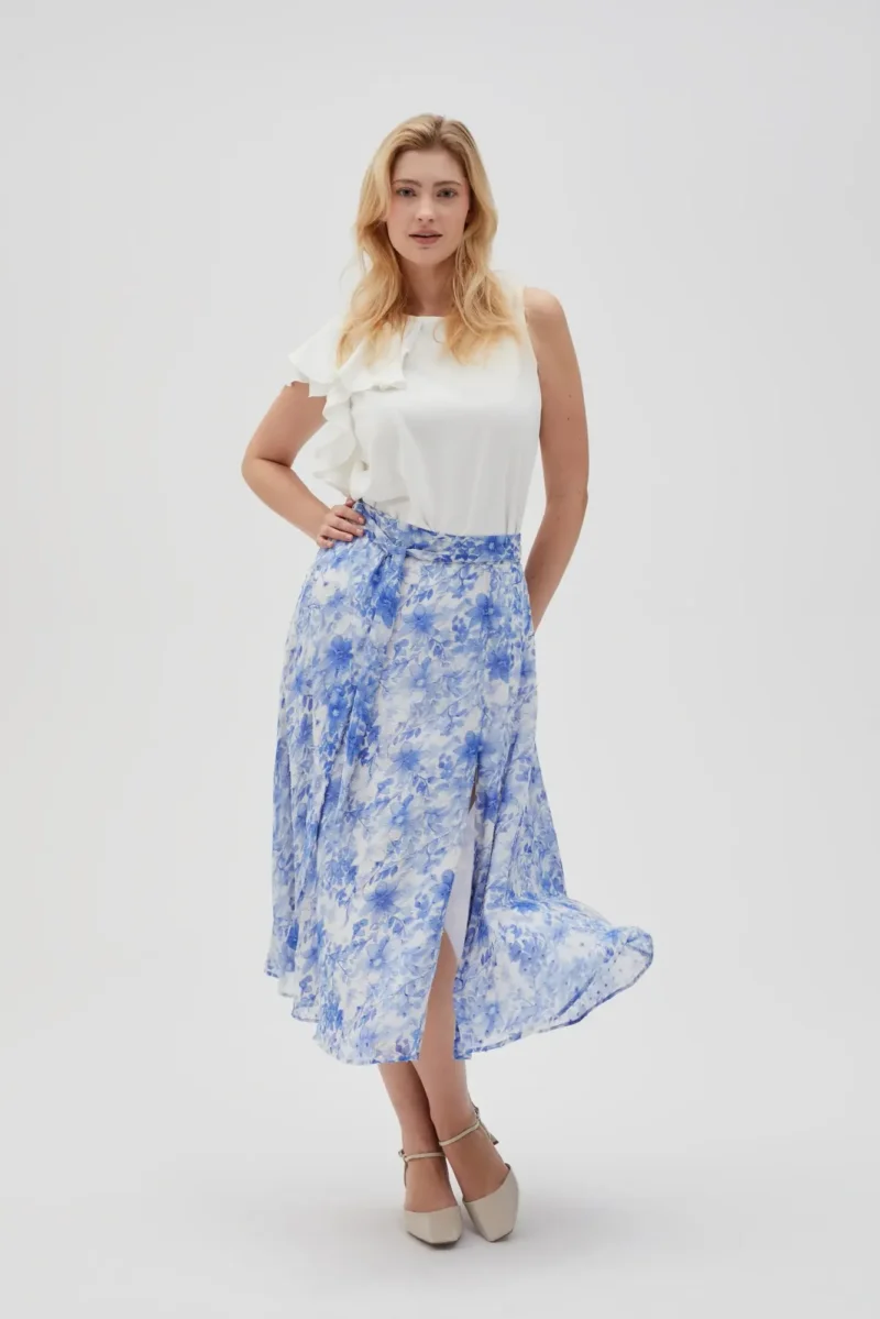 WOMEN'S SKIRT L-SC-4610 L.BLUE