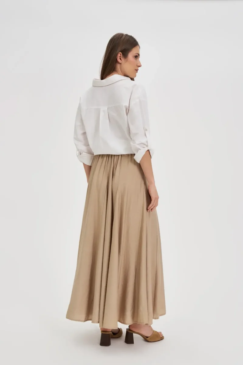 WOMEN'S SKIRT L-SC-4611 BEIGE - Imagen 5
