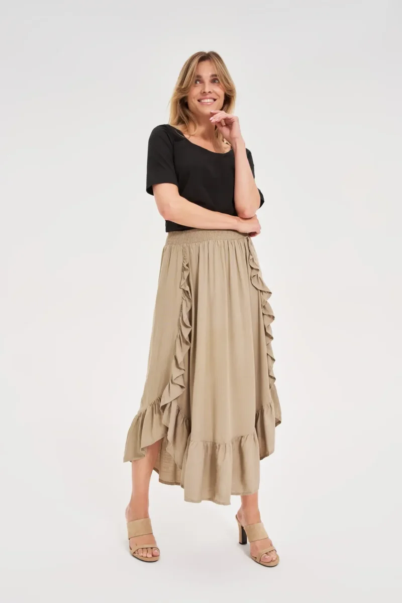 WOMEN'S SKIRT L-SC-4615 OLIVE - Imagen 3