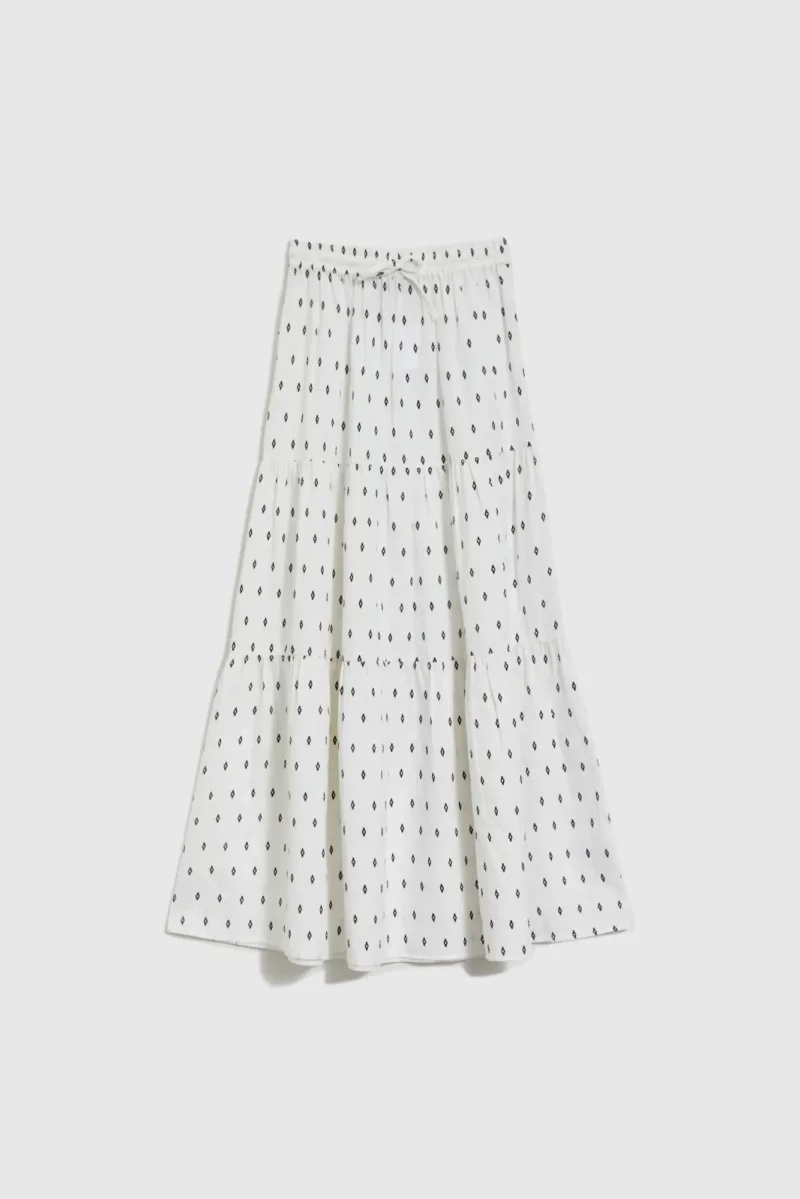WOMEN'S SKIRT L-SC-4618 OFF WHITE - Imagen 6