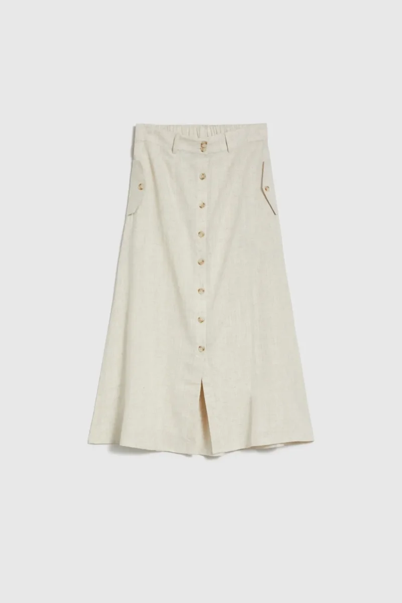 WOMEN'S SKIRT L-SC-4622 L.BEIGE - Imagen 7