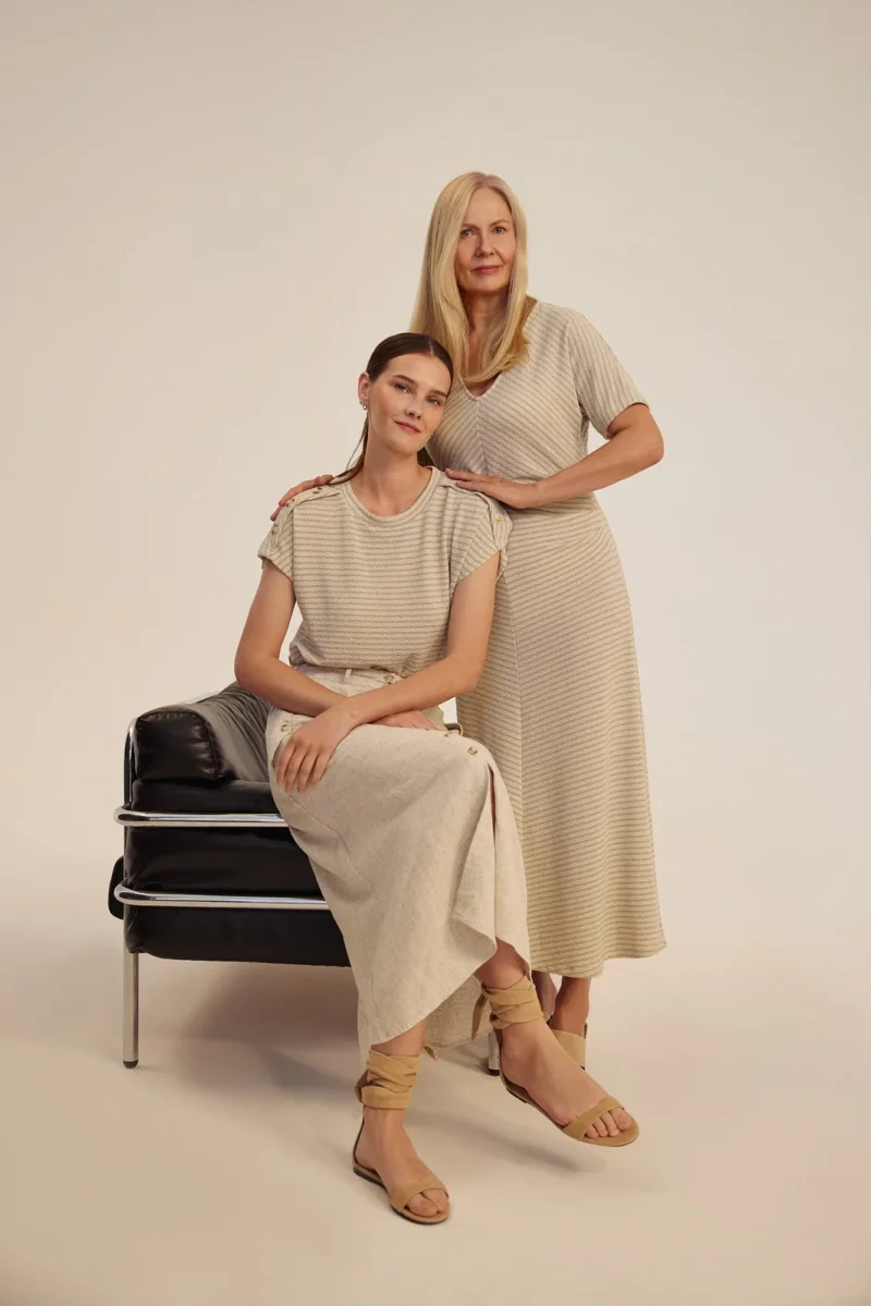 WOMEN'S SKIRT L-SC-4622 L.BEIGE - Imagen 6