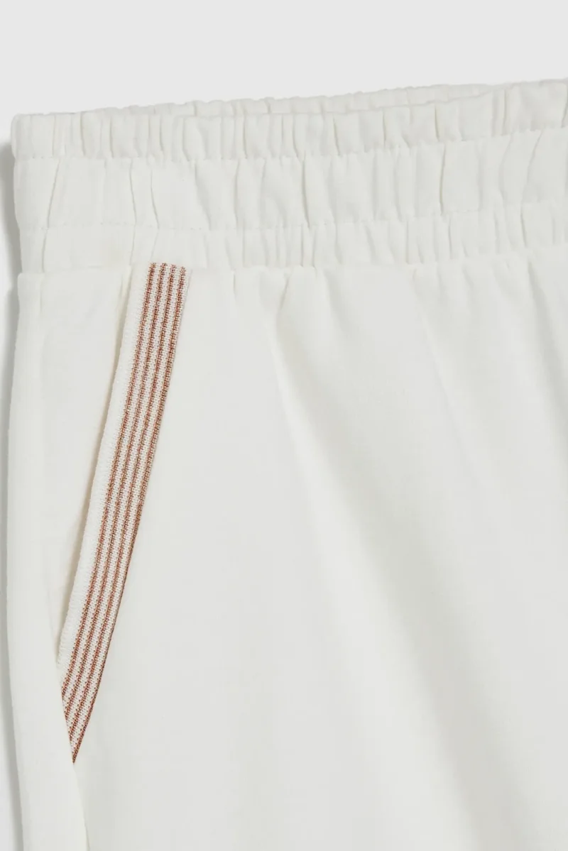 WOMEN'S SHORTS L-SH-4604 OFF WHITE - Imagen 5
