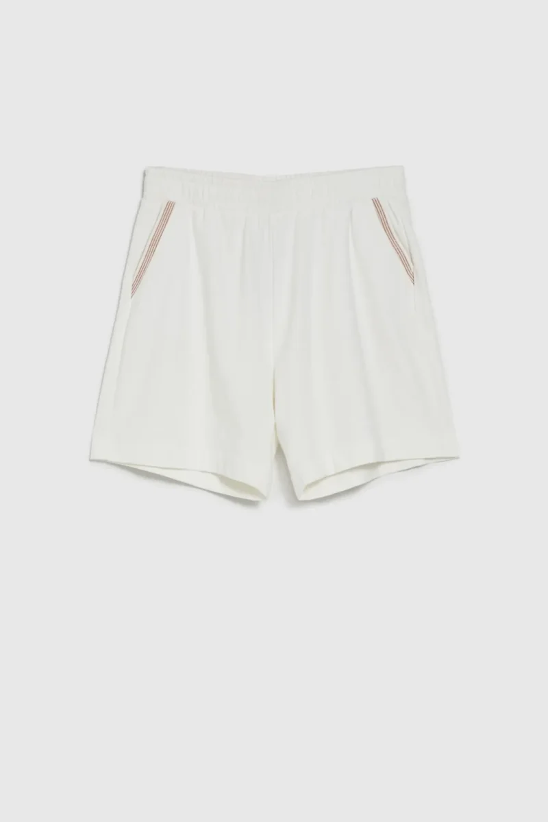 WOMEN'S SHORTS L-SH-4604 OFF WHITE - Imagen 6