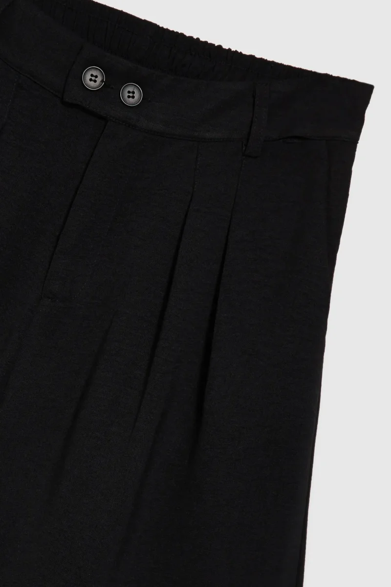 WOMEN'S SHORTS L-SH-4610 BLACK - Imagen 8