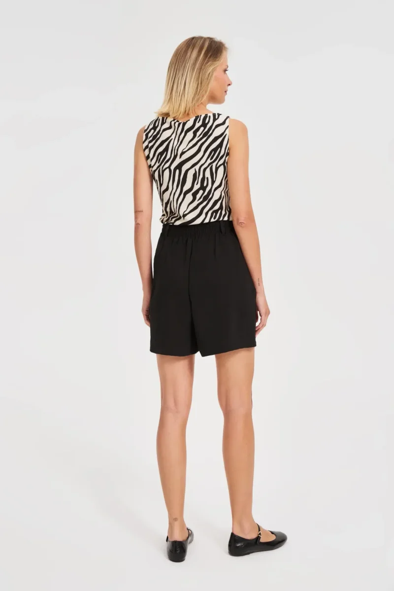 WOMEN'S SHORTS L-SH-4610 BLACK - Imagen 5