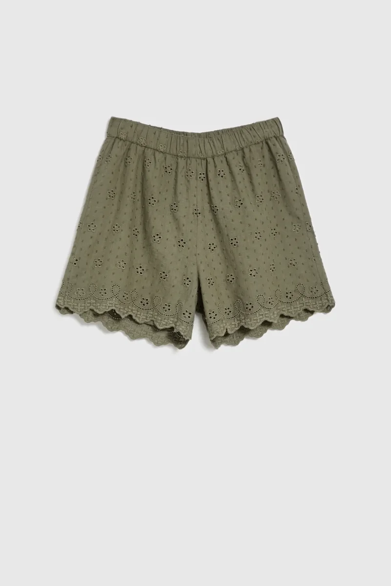 WOMEN'S SHORTS L-SH-4618 OLIVE - Imagen 5