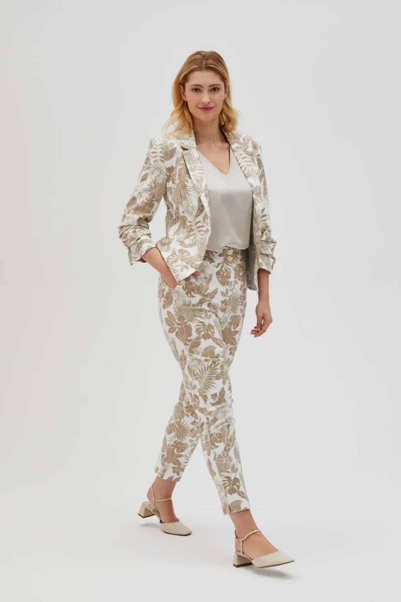 WOMEN'S PANTS L-SP-4603 OFF WHITE - Imagen 6