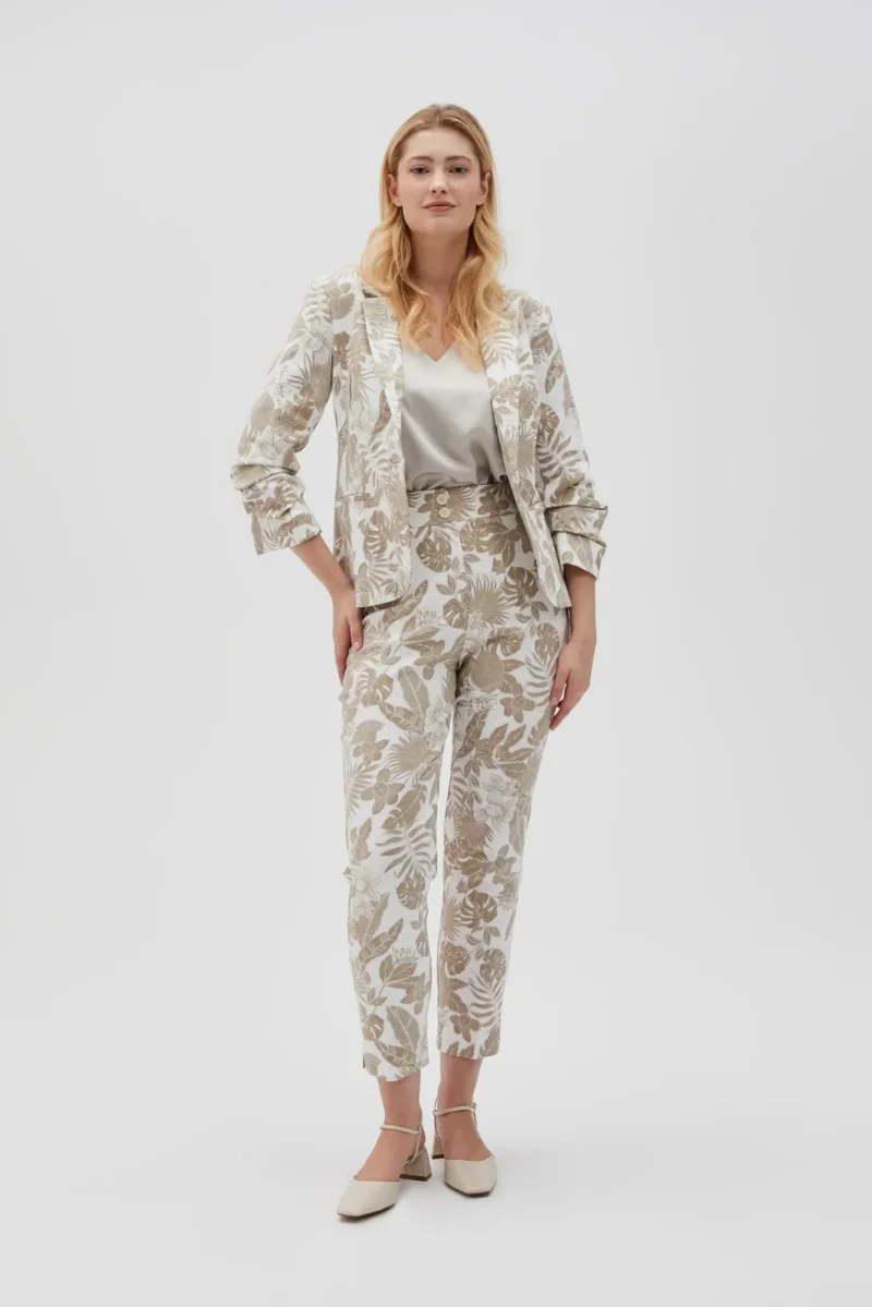 WOMEN'S PANTS L-SP-4603 OFF WHITE - Imagen 2