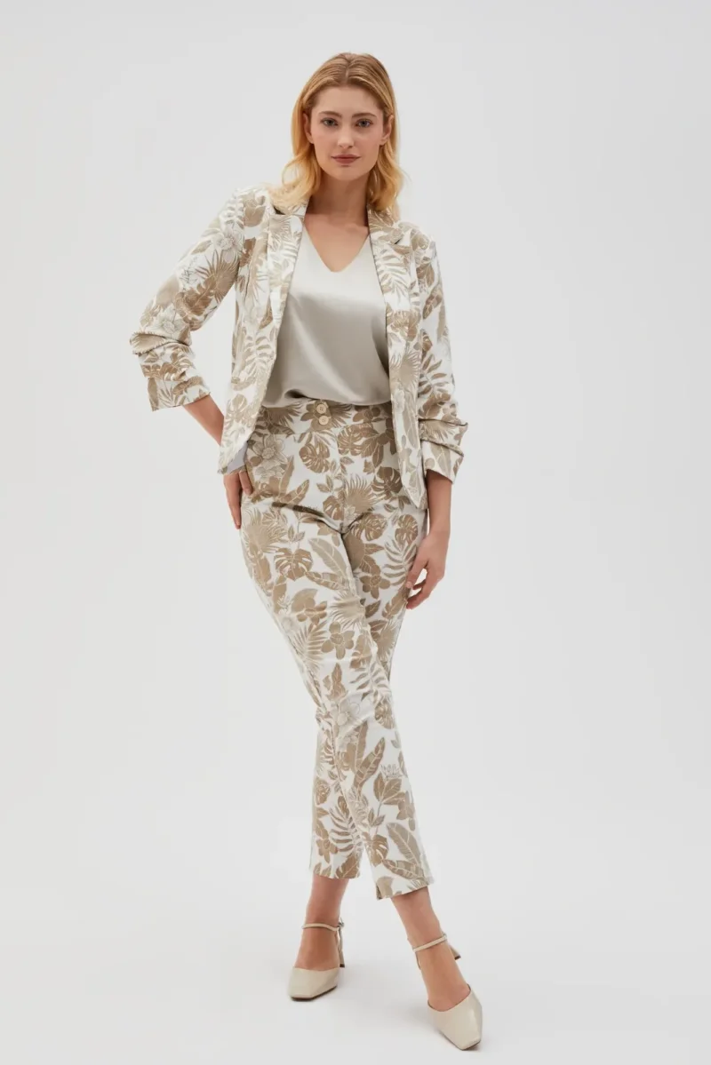 WOMEN'S PANTS L-SP-4603 OFF WHITE - Imagen 5