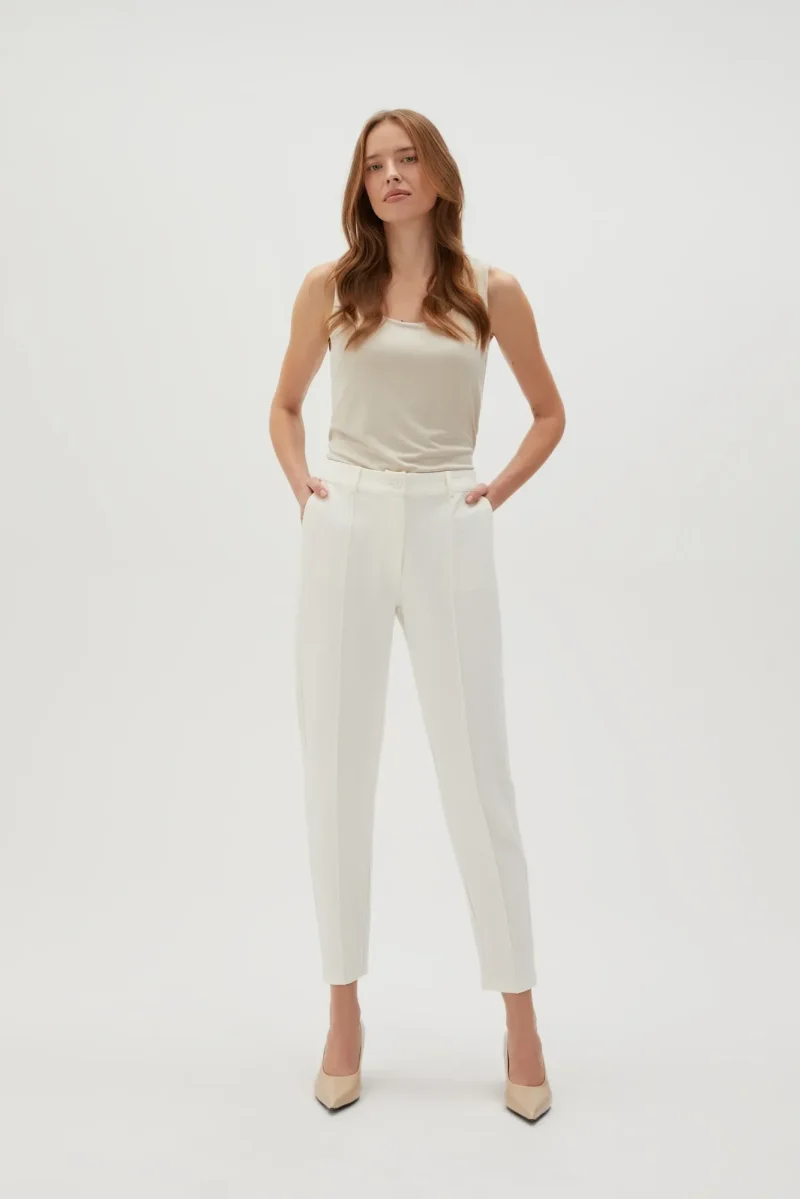 WOMEN'S PANTS L-SP-4605 OFF WHITE - Imagen 2